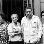 L’Avana 1968. Da Sinistra: il regista catalano Ricardo Salvat, Paola Masino, Alba, lo scrittore cubano Lezema Lima, la signora Lima, il fotografo Chino Lope.
