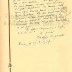 Dedica di Giuseppe Ungaretti 14 ottobre 1957