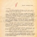 Lettera Milano 4 settembre 1946