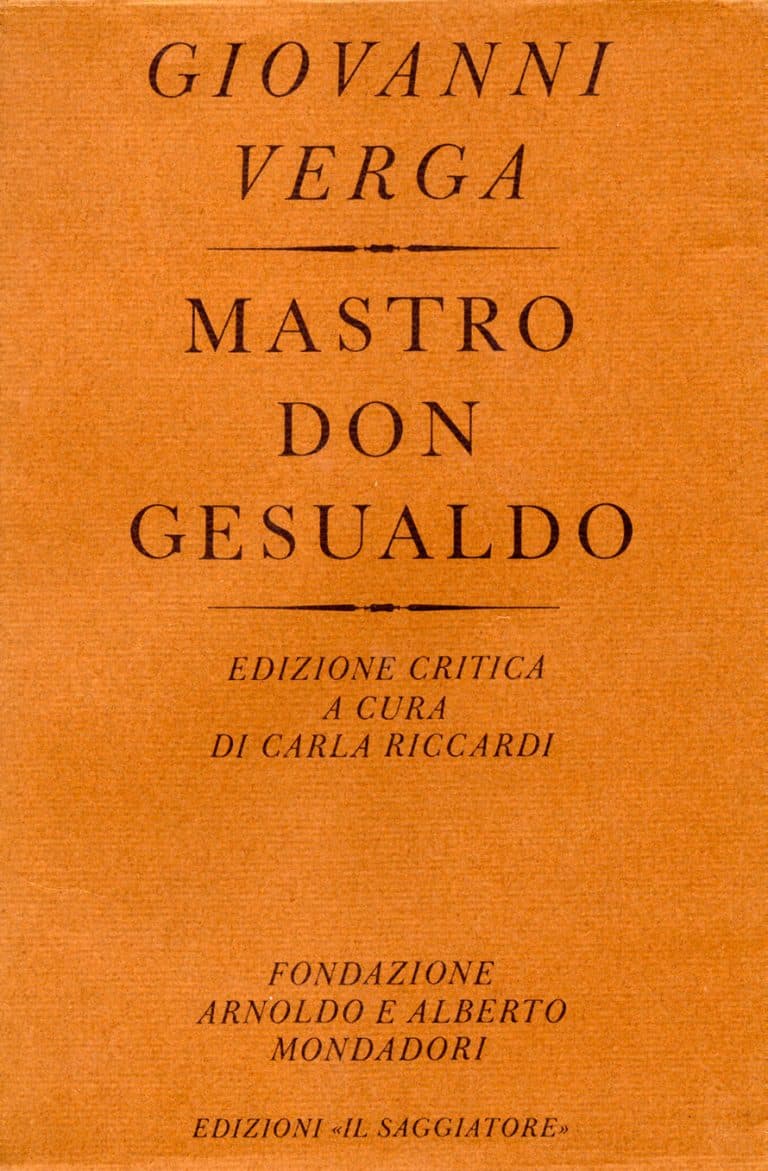 Giovanni Verga. Mastro Don Gesualdo copertina