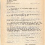 Lettera 1 settembre 1951