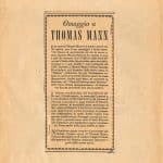 Omaggio a Thomas Mann