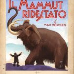 Copertina di "Il mammut ridestato" di Max Bégouen, illustrata da Giuseppe Casolaro