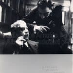 Alberto Mondadori con Eugenio Montale, 1966
