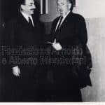 Alberto Mondadori con John Steinbeck, 1961 foto
