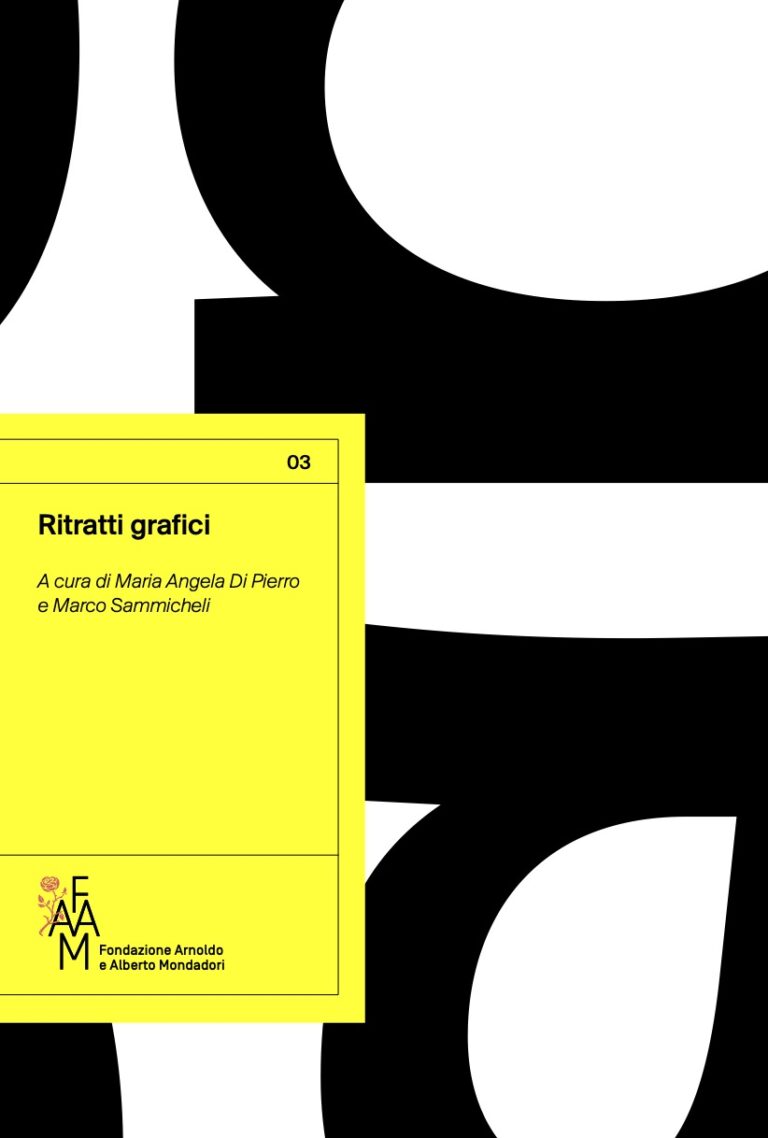 copertina del libro ritratti grafici, a cura di Maria Angela Di Pierro e Marco Sammicheli
