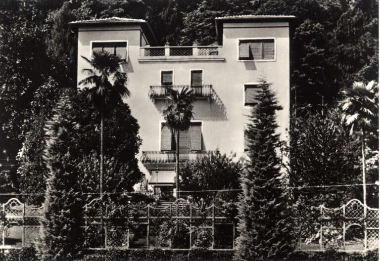 facciata di villa Mondadori a Meina
